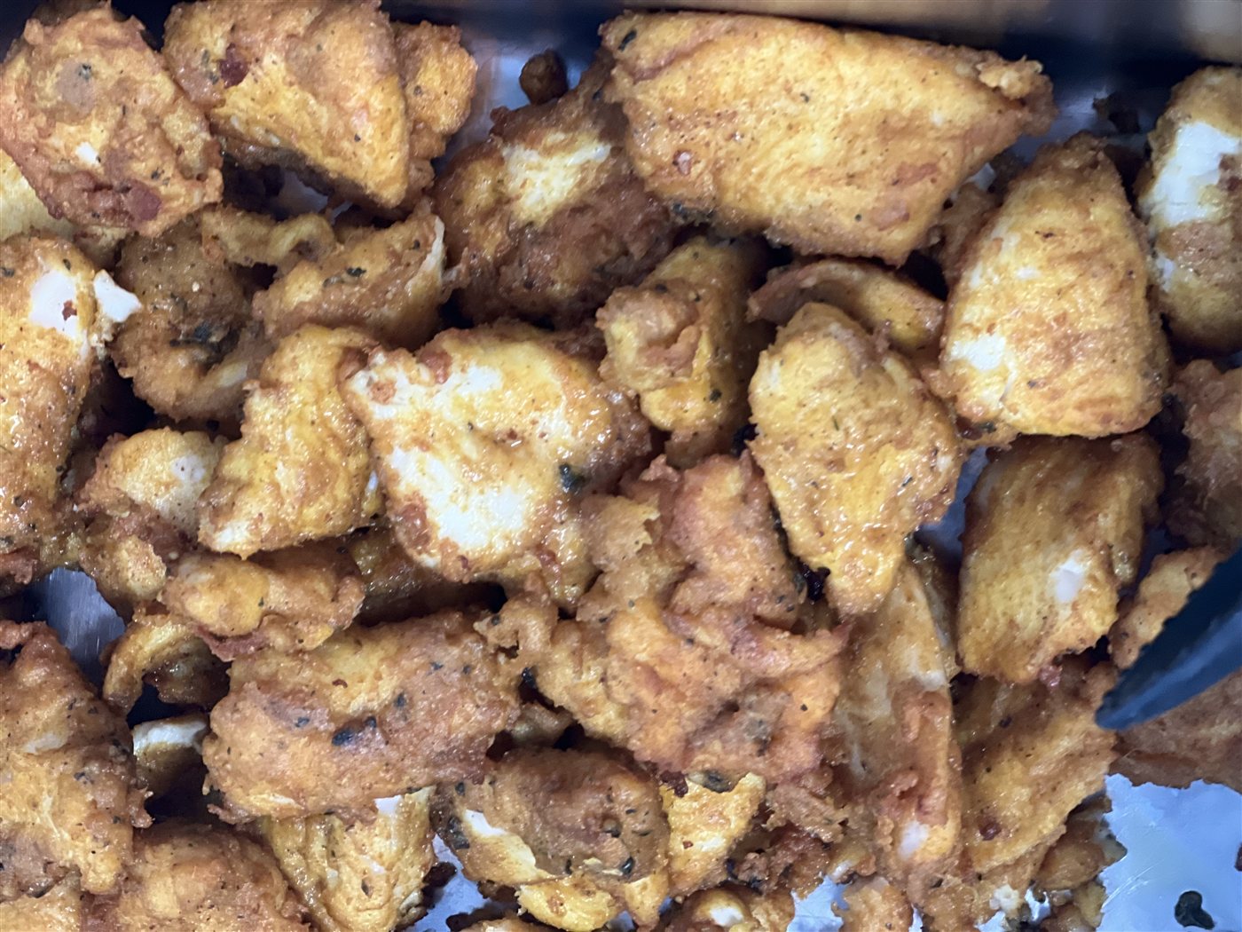 Golden seasoned bites, ready to serve